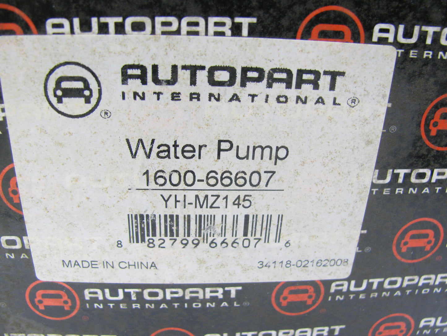Autopart International 1600-66607 Water Pump for 1996-1998 Mazda MPV 3.0L-V6