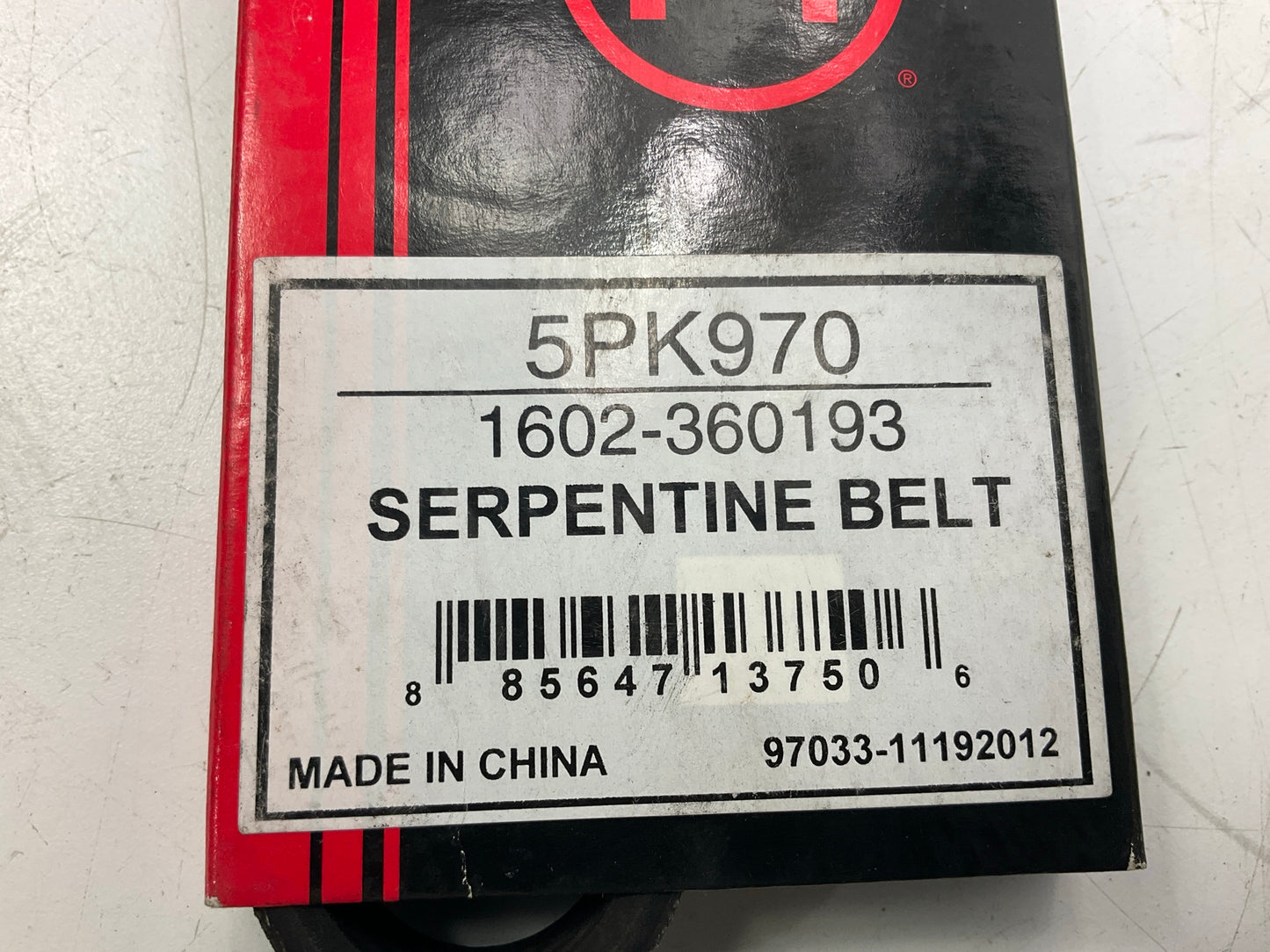 Autopart International 1602-360193 Serpentine Belt - 5 Ribs