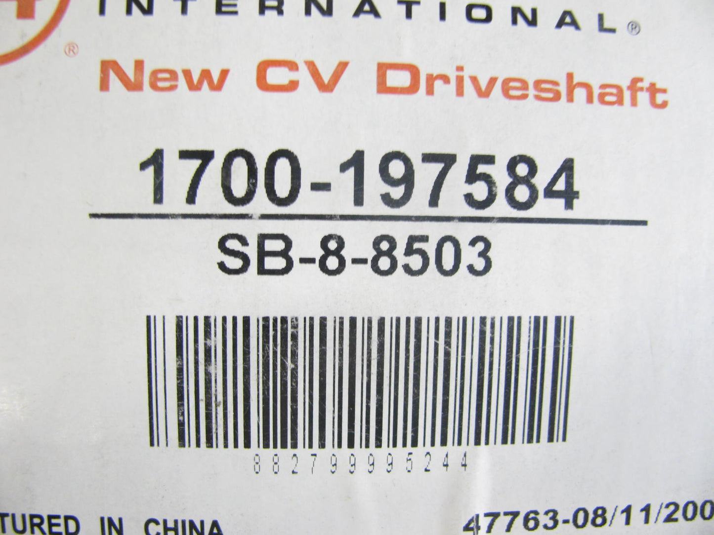 Autopart International 1700-197584 CV Axle Shaft Assembly - Front Inner