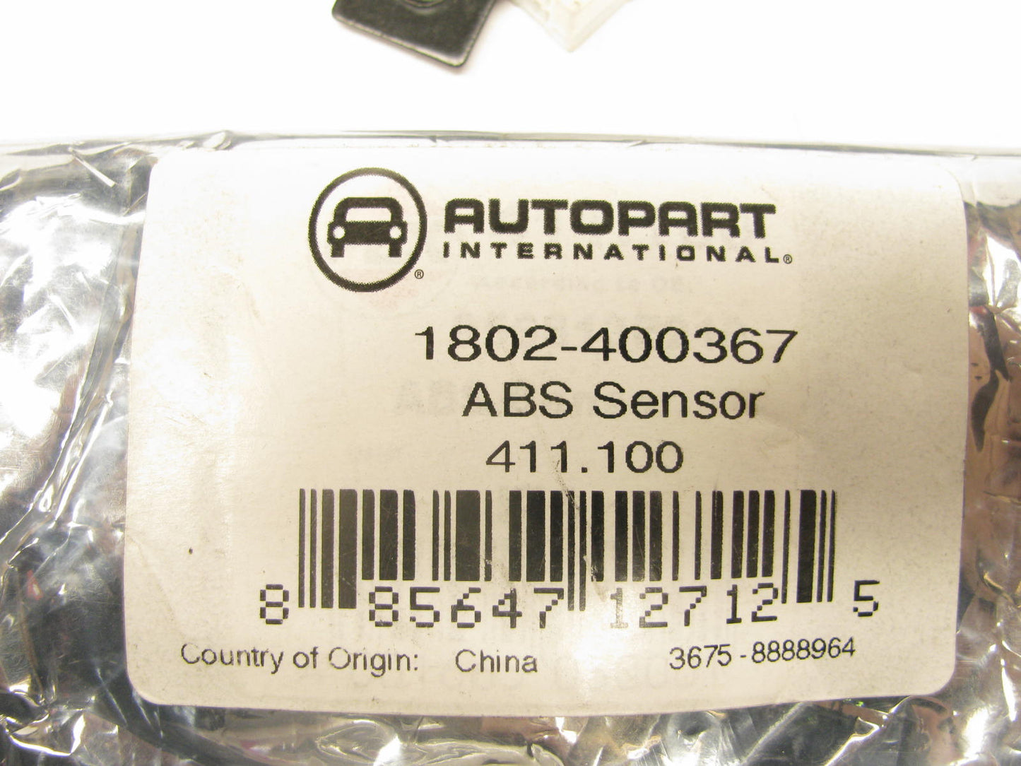 Autopart 1802-400367 Rear Right ABS Wheel Speed Sensor For 2003-2006 Kia Sorento