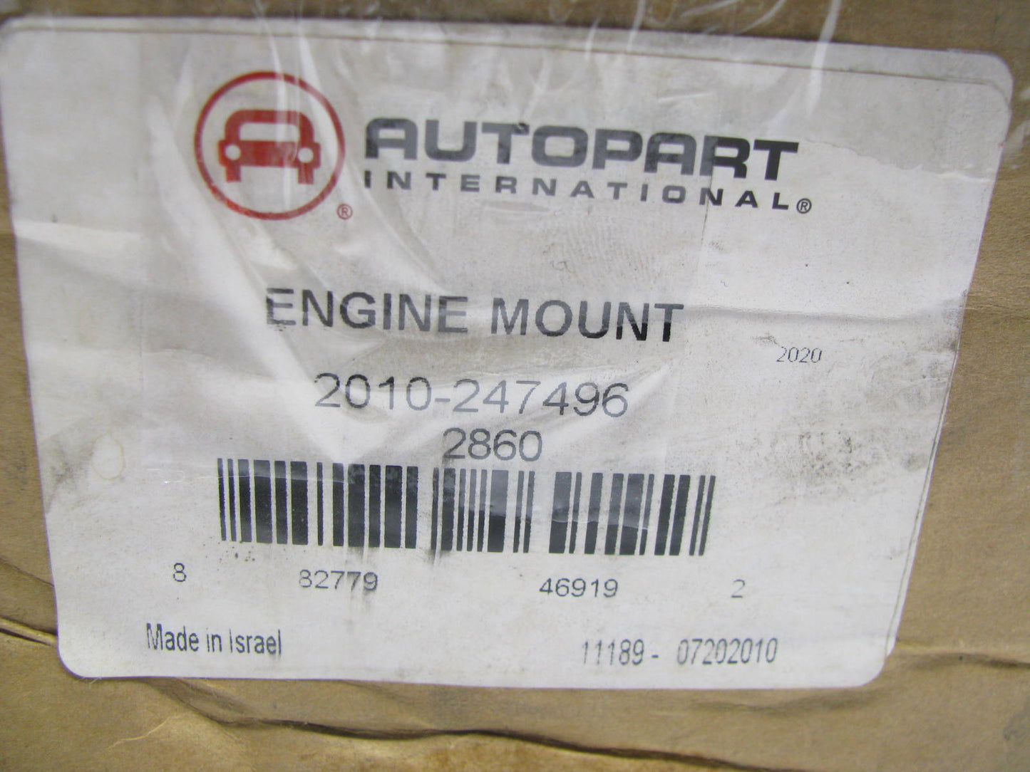 Autopart 2010-247496 Engine Motor Mount - Front Right