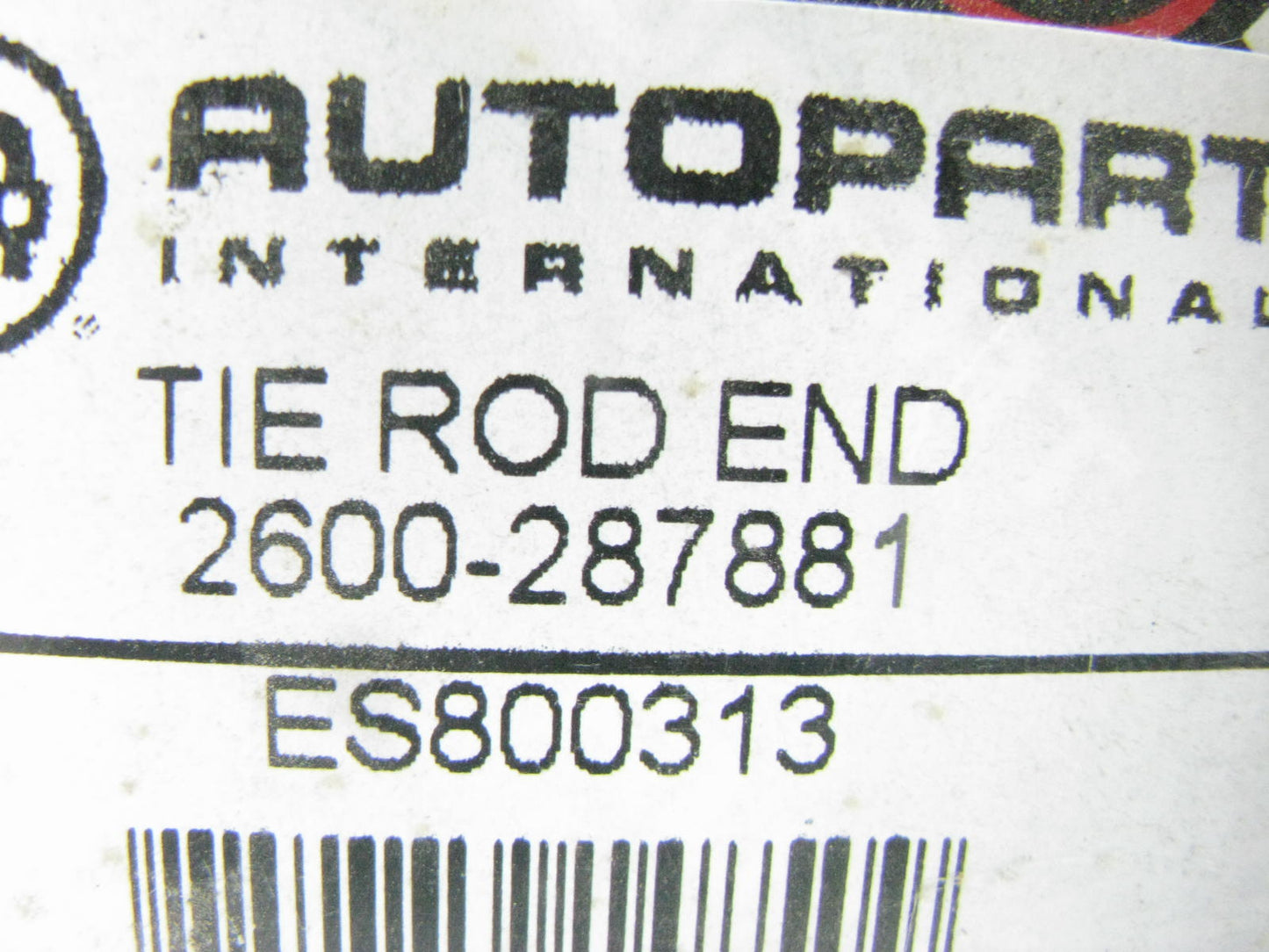 Autopart International 2600-287881 Steering Tie Rod End - Front Left Outer