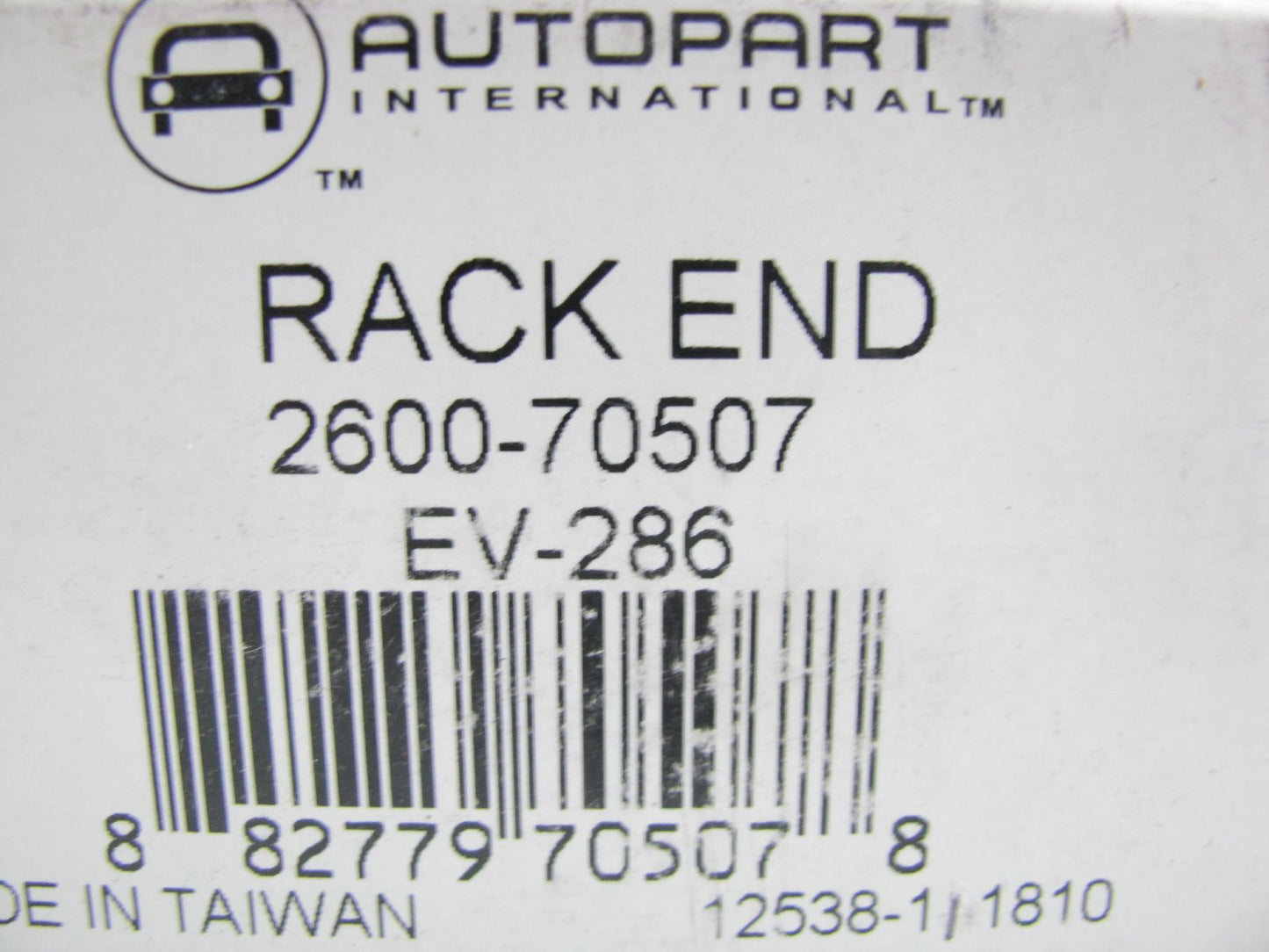 Autopart International 2600-70507 Steering Tie Rod End for 90-93 Toyota Celica