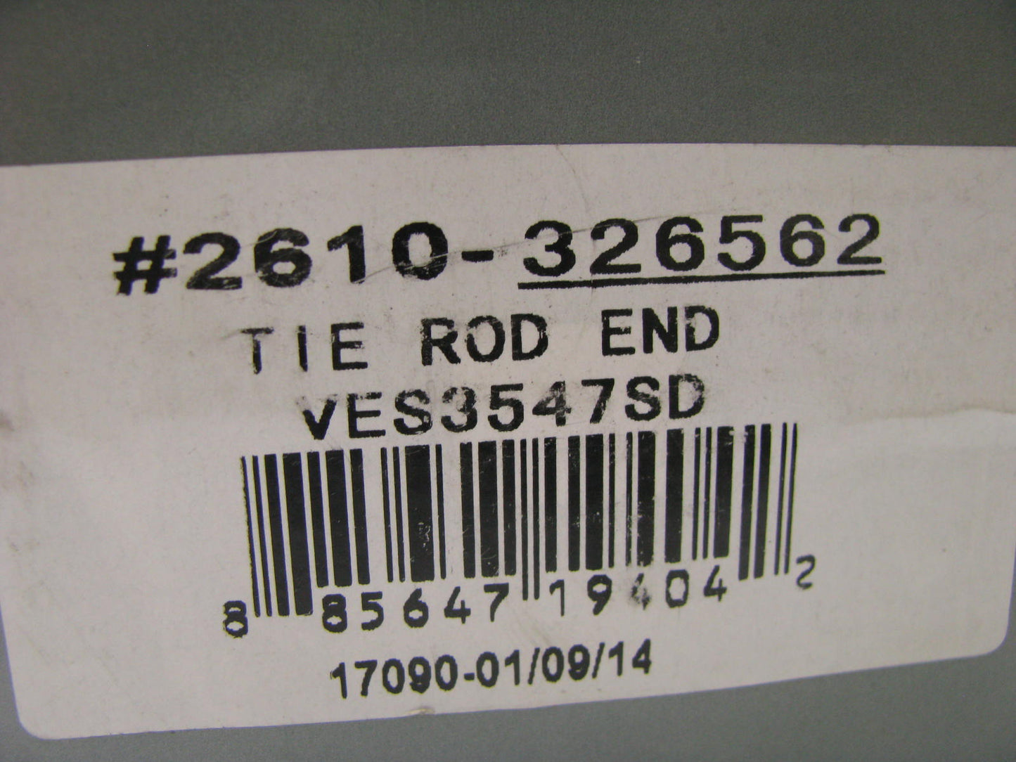 Autopart 2610-326562 Front Right Outer Steering Tie Rod End 96-02 Toyota 4Runner