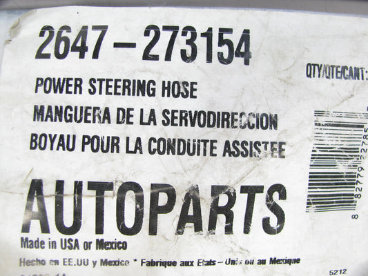 Autopart 2647-273154 Power Steering Pressure Hose For 2000-2003 Ford Focus