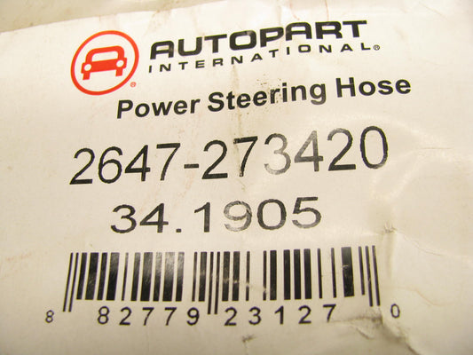 Autopart 2647-273420 Power Steering Pressure Hose - 88-92 Volvo 740, 88-90 760