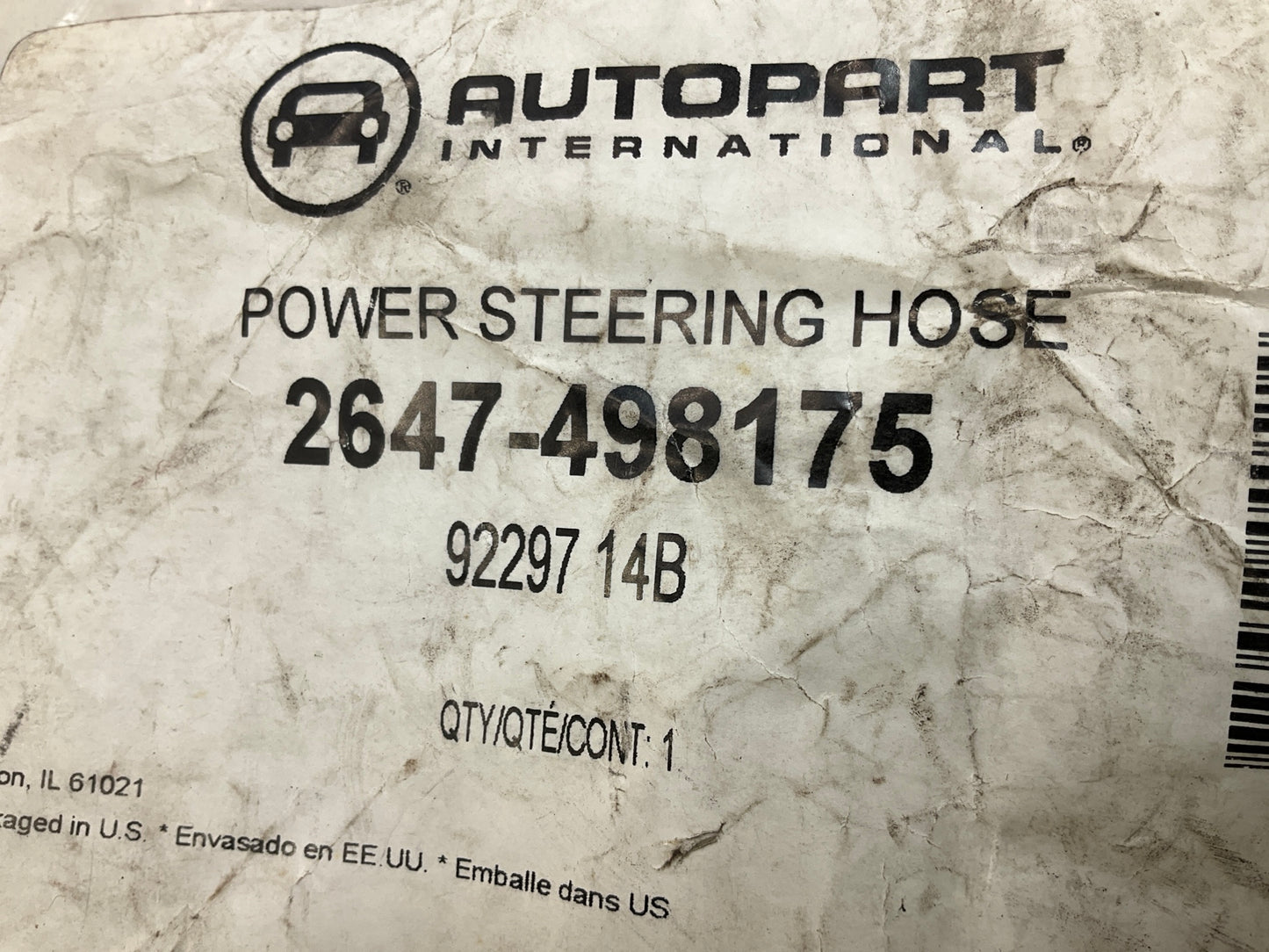 Autopart International 2647-498175 Power Steering Pressure Hose