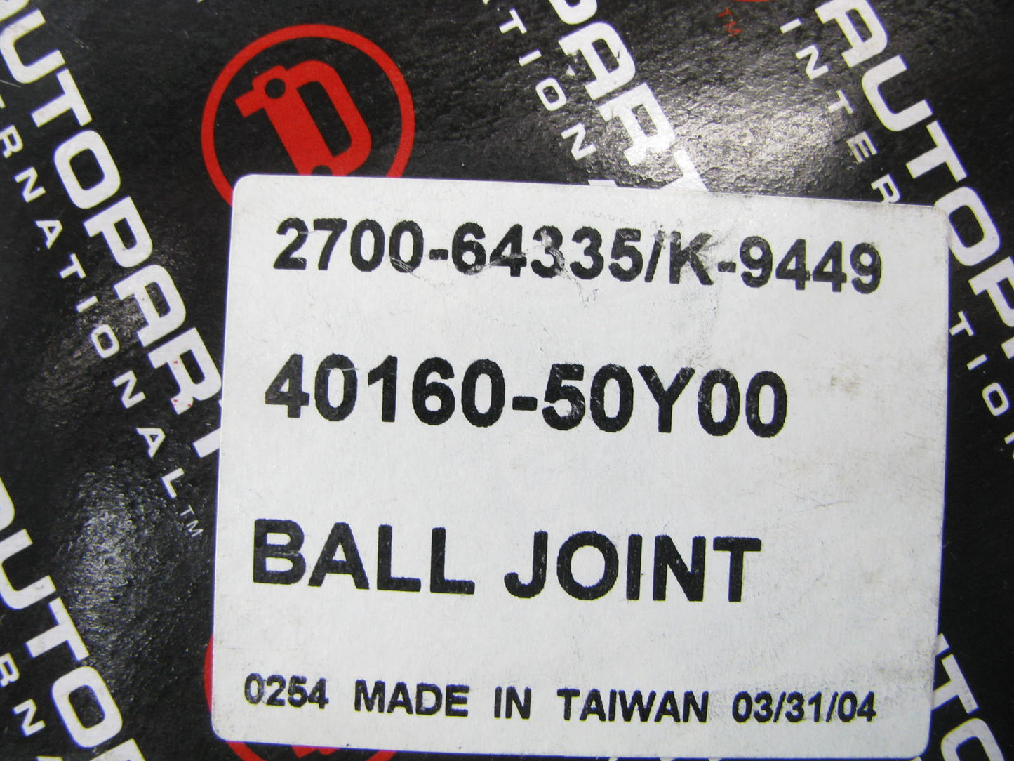 (x2) Autopart International 2700-64335 Suspension Ball Joints - Front Lower