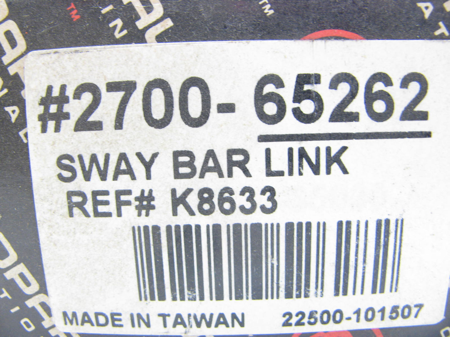 (2) API 2700-65262 Front Sway Bar Link Kit 89-92 Ford Thunderbird, 90-91 Tempo