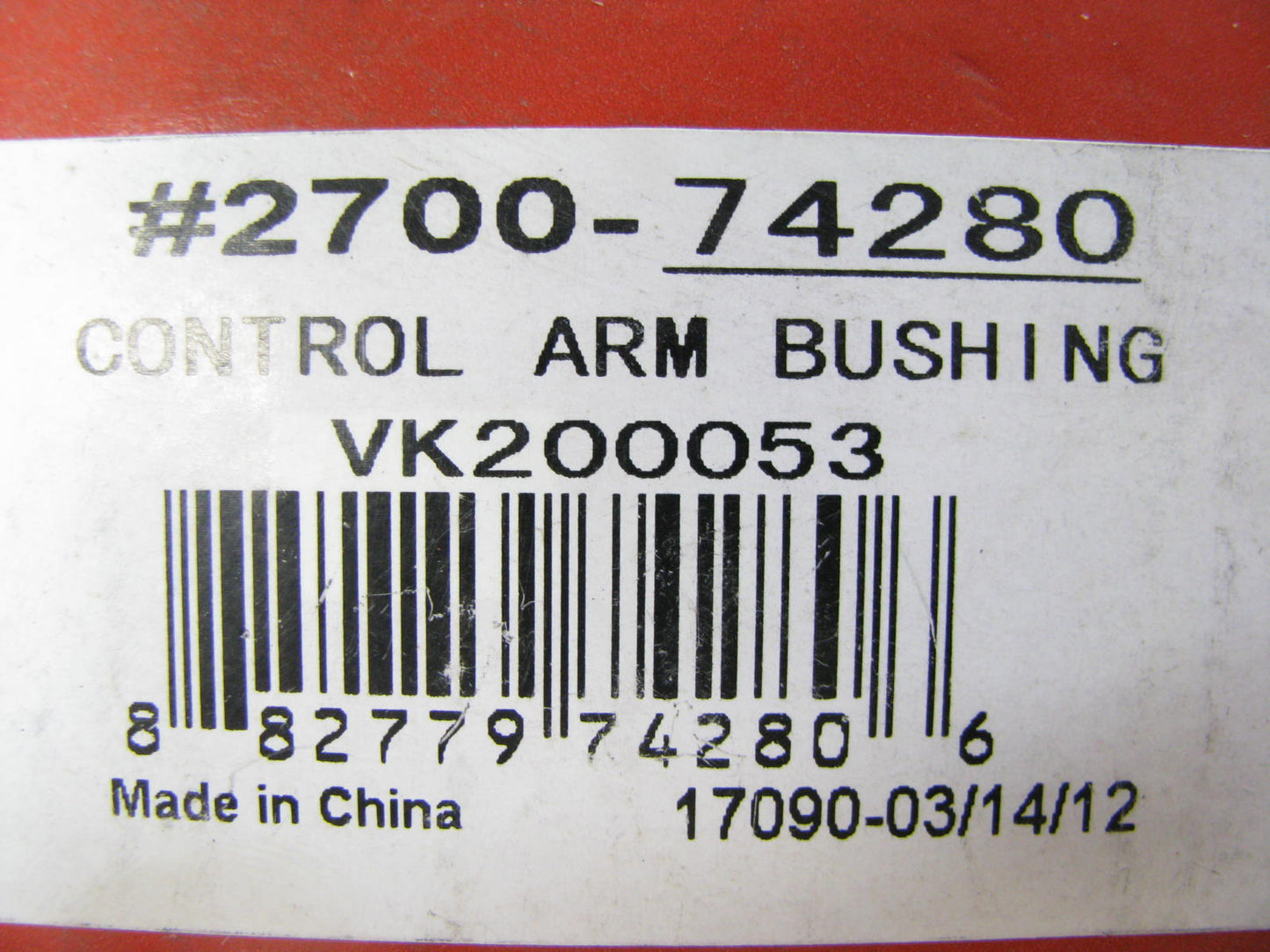 Autopart 2700-74280 Suspension Control Arm Bushing - Front Lower Rear