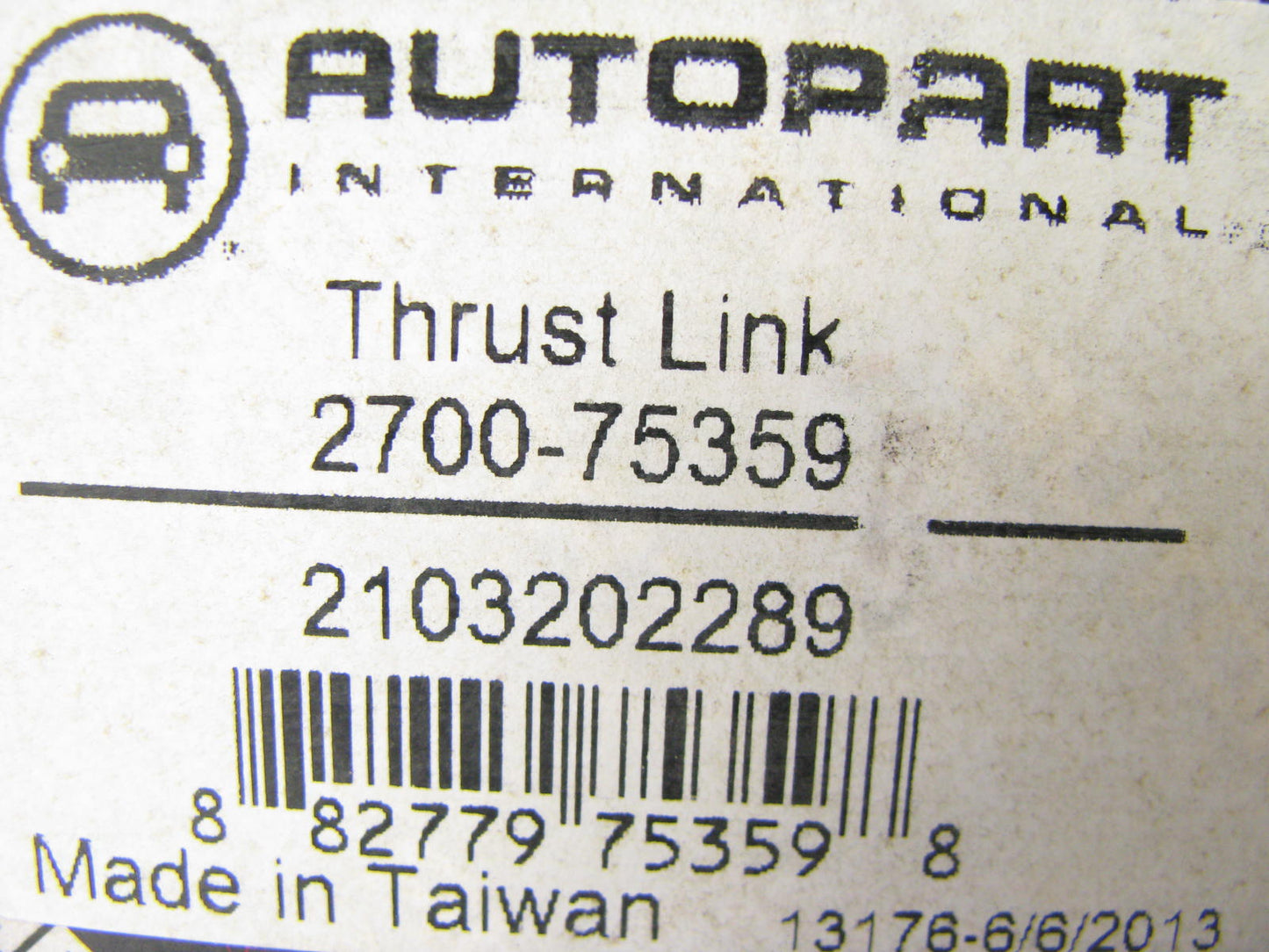 Autopart 2700-75359 Suspension Stabilizer Sway Bar Link Kit - Front Right