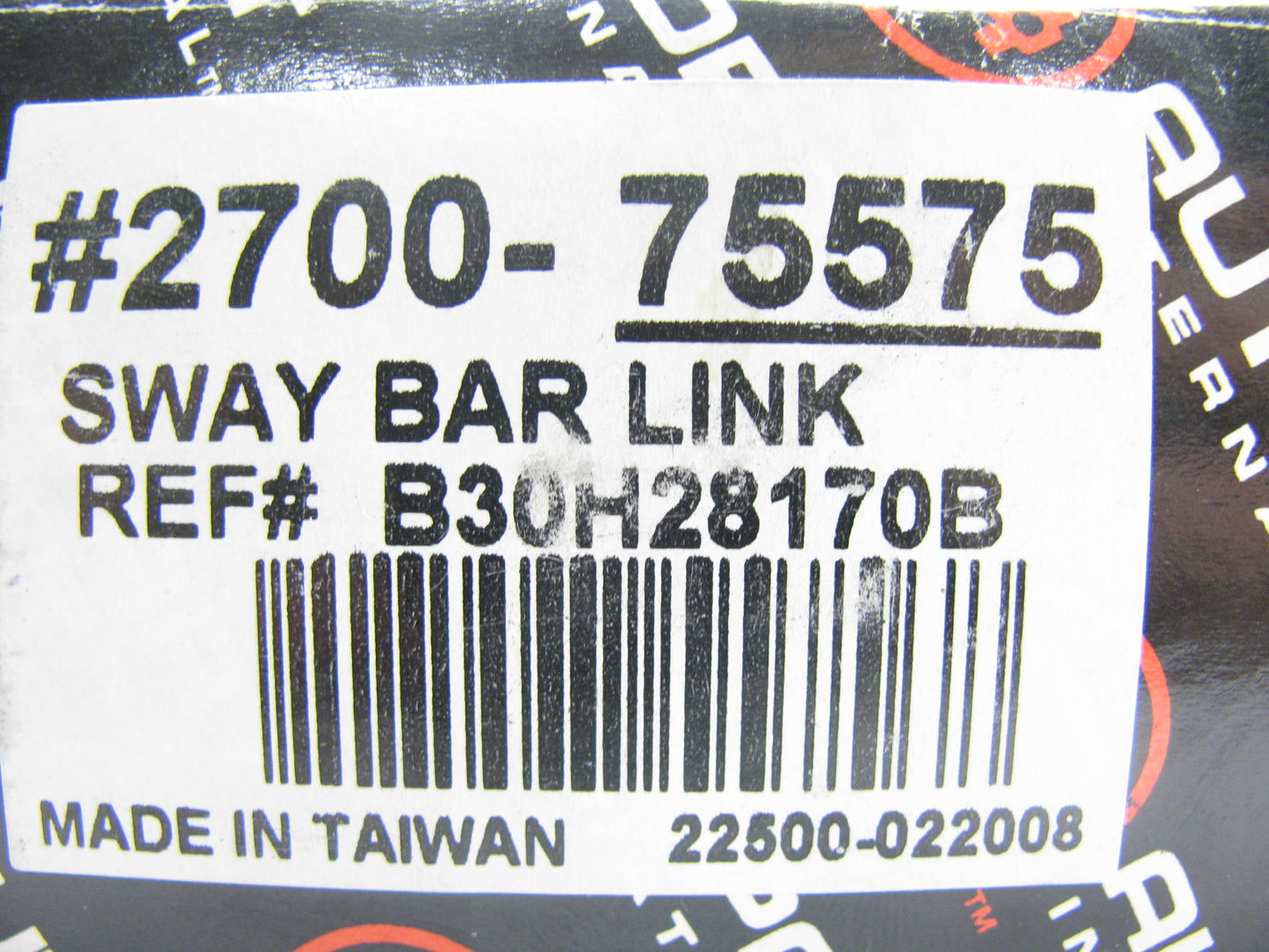 Autopart 2700-75575 Rear Stabilizer Sway Bar Link Kit 2001-2003 Mazda Protege