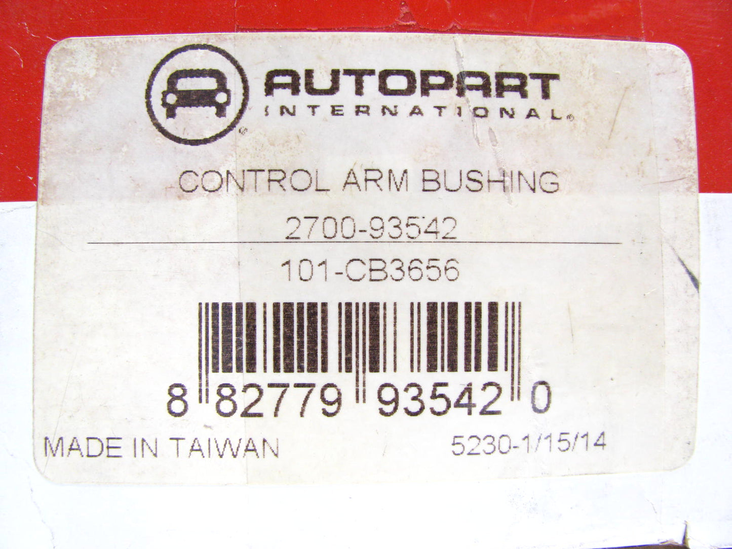 Suspension Control Arm Bushing Front Lower Autopart Intl 2700-93542