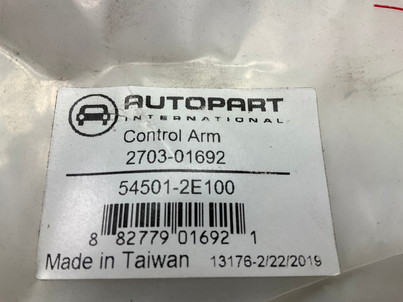 Autopart International 2703-01692 Suspension Control Arm - Front Right Lower