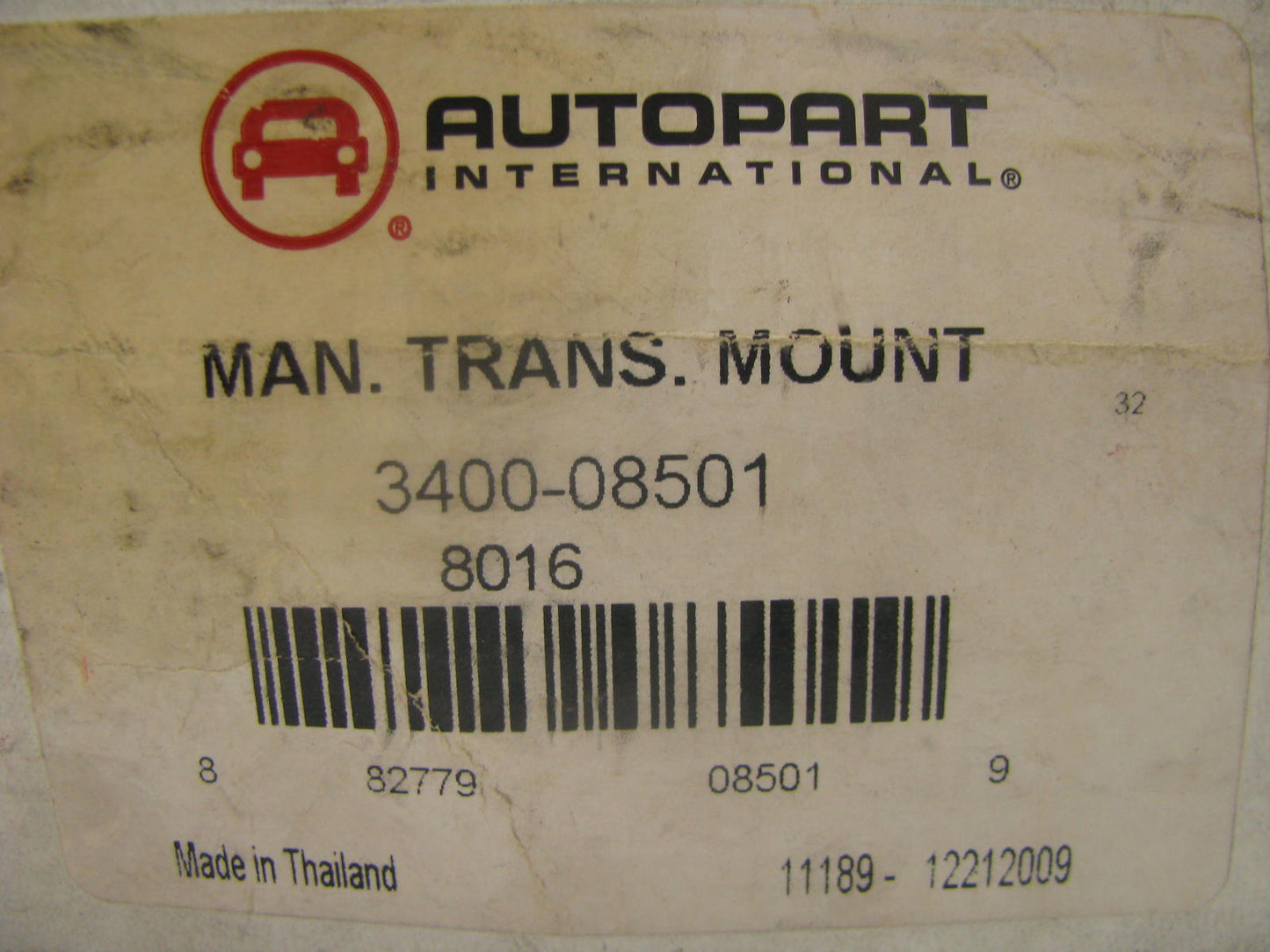 Autopart 3400-08501 Front Left Engine Motor Mount 1990-1993 Honda Accord 2.2L