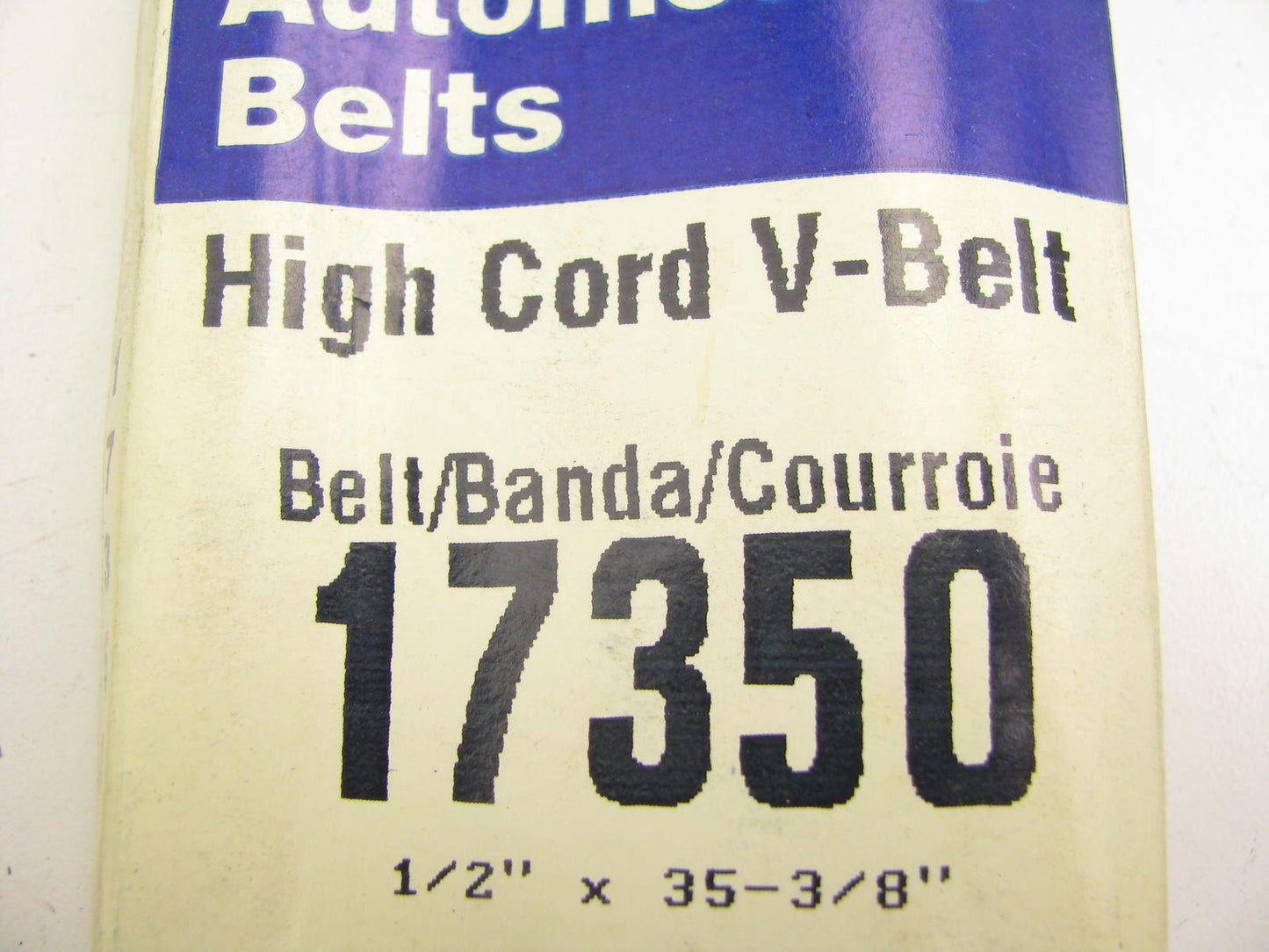 Autopro 17350 Accessory Drive Belt - 0.53'' X 35.00'' - 36 Degree