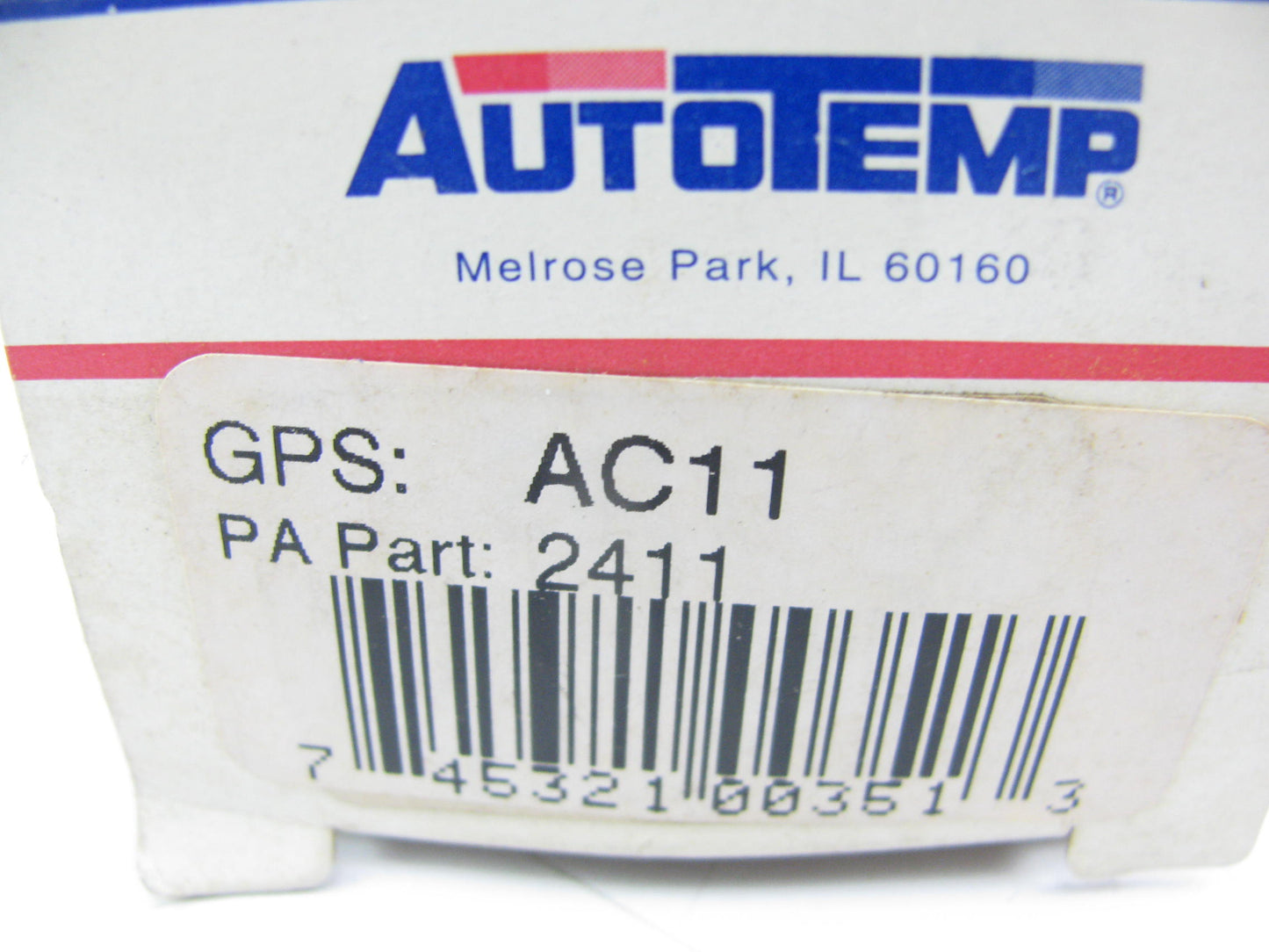 A/C Compressor Relay Autotemp AC11