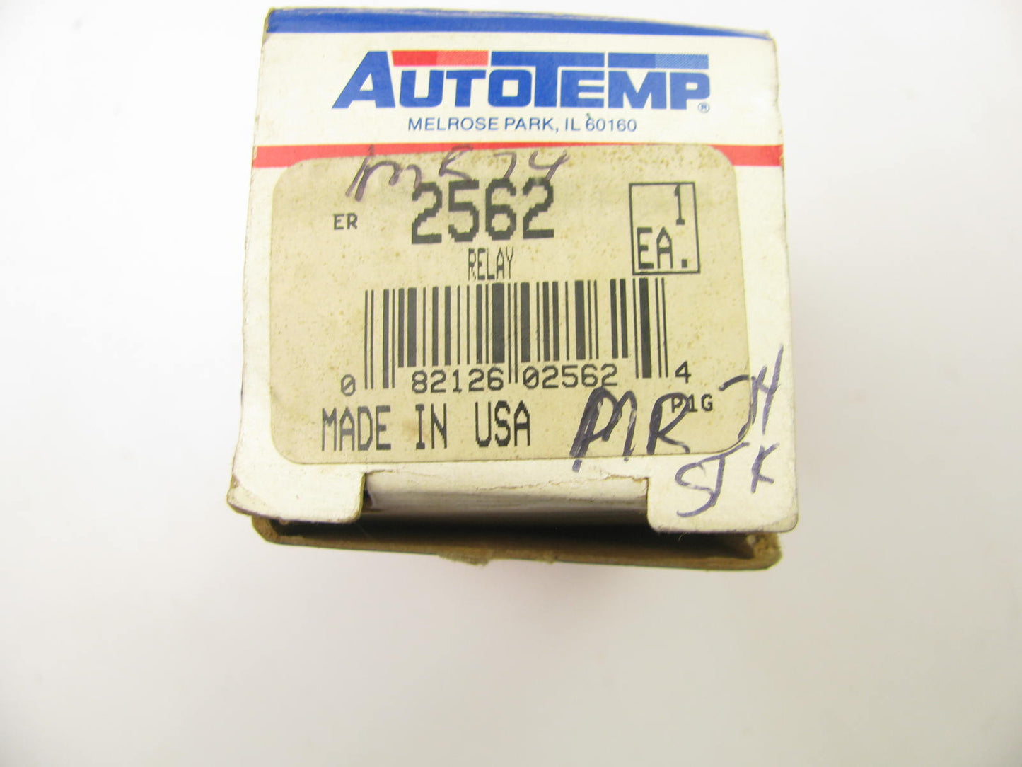 Autotemp 2562 Engine Cooling Fan Motor / A/C Compressor Clutch Relay