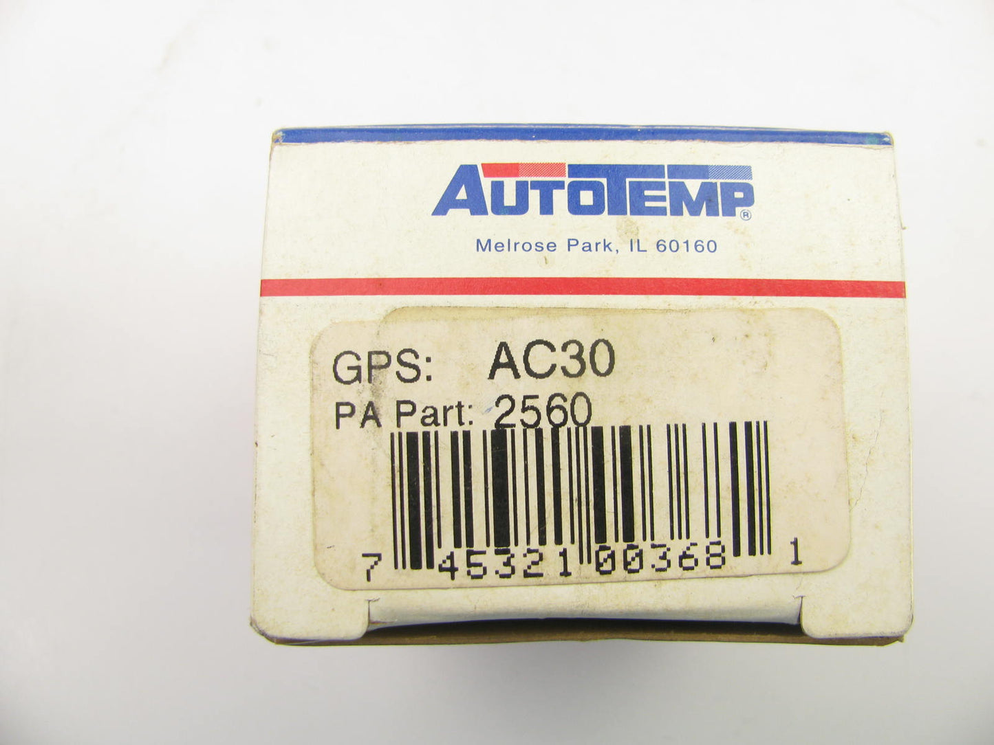 Autotemp AC30 HVAC Blower Relay - DR1034, 10018447, 10019535