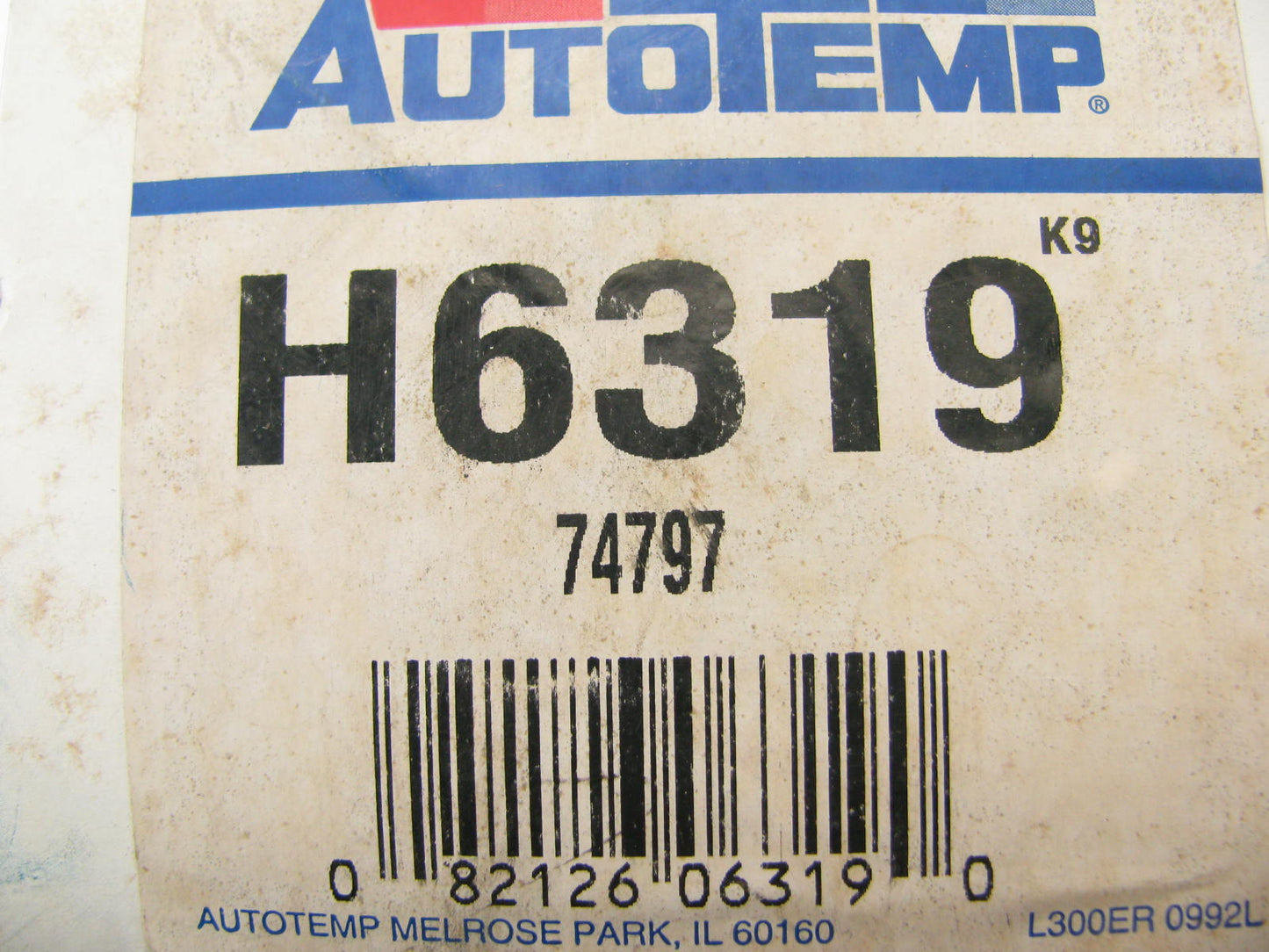 Autotemp H6319 A/C Heater Control Valve - 74797 277598