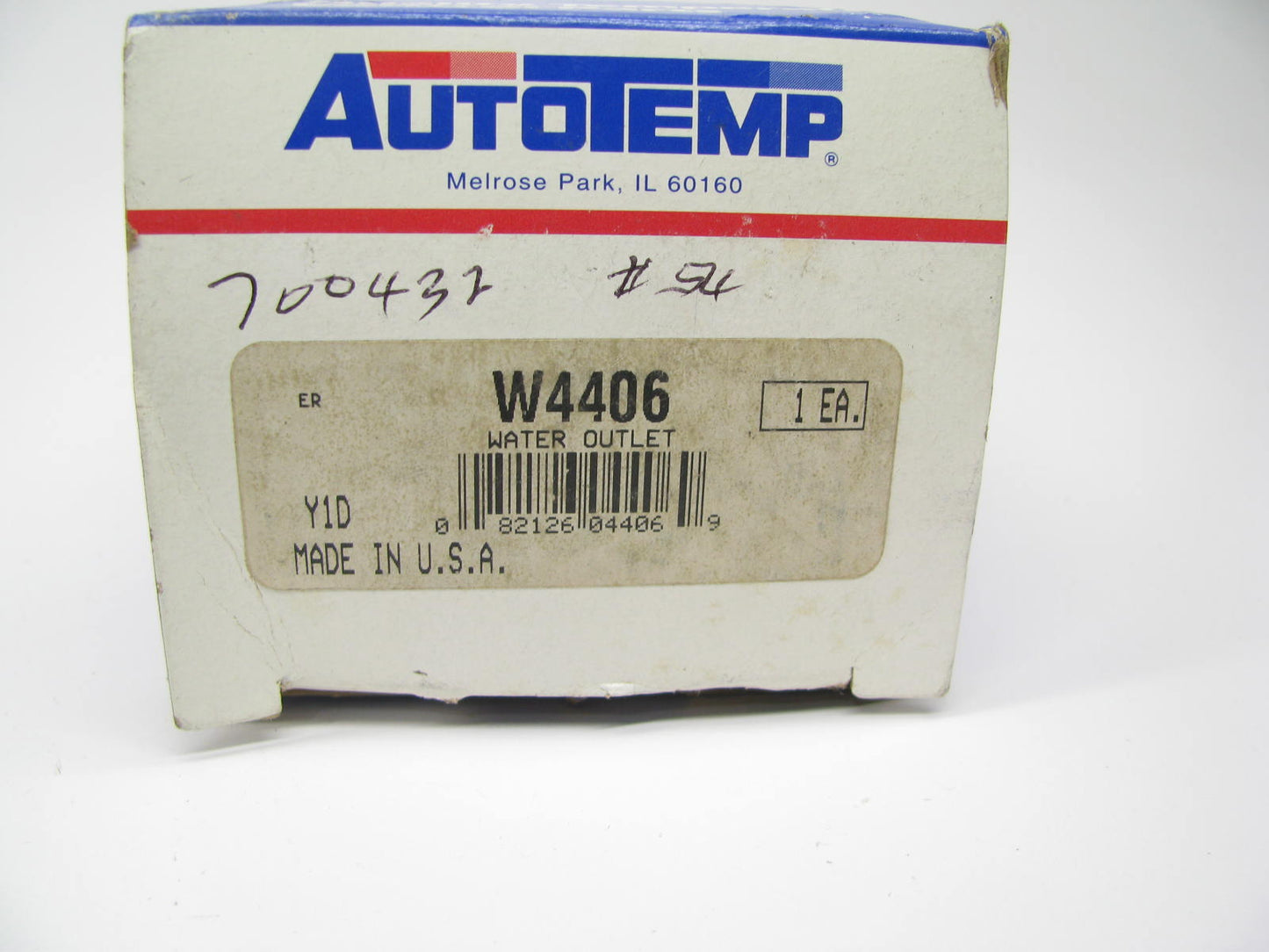Engine Coolant Water Outlet Autotemp W4406