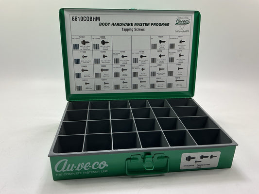COSMETIC DAMAGE Auveco 1-924B 24-Compartment Large Metal Parts Drawer, Steel USA