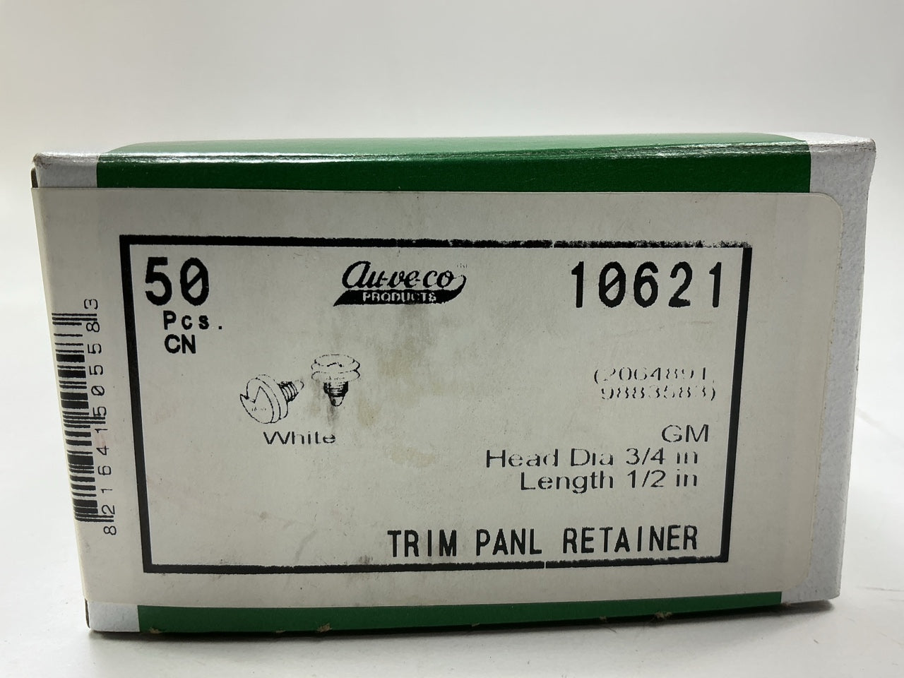 (50) Auveco 10621 Door Trim Panel & Headliner Retainer Clips 1971-Up GM