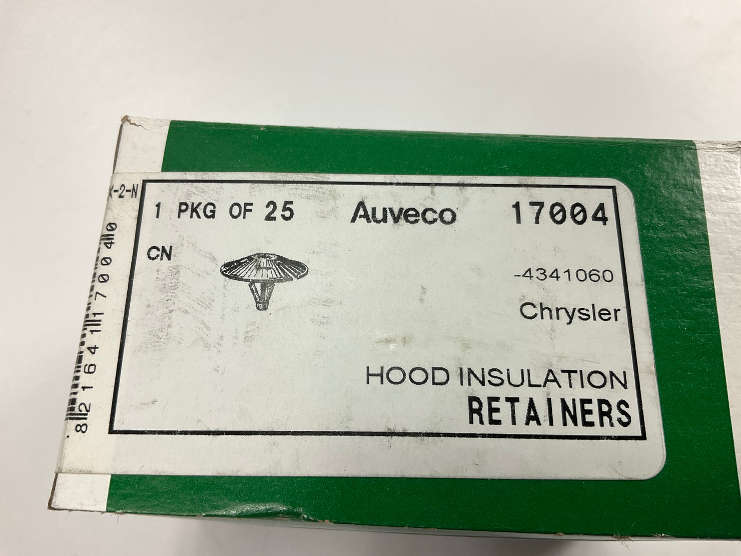 Auveco 17004 Hood Insulation And Fender Shield Retainer QTY 24