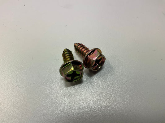 Auveco 17980 Phillips Hex Washer Head License Plate Screws Qty 50