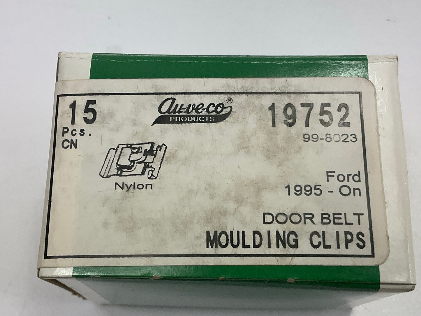 (15) Auveco # 19752 Ford Door Belt Molding Moulding Retainer Clips