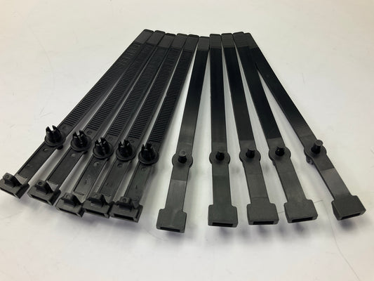 (10) Auveco 20655 Cable Strap Overall Length 160mm (6-3/8'') Fit Into 8mm Hole