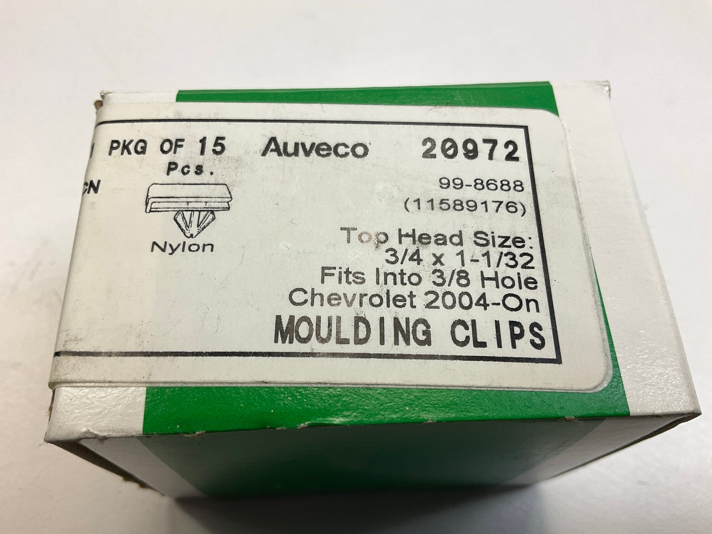 (15) Auveco 20972 Rocker Panel Moulding Clip
