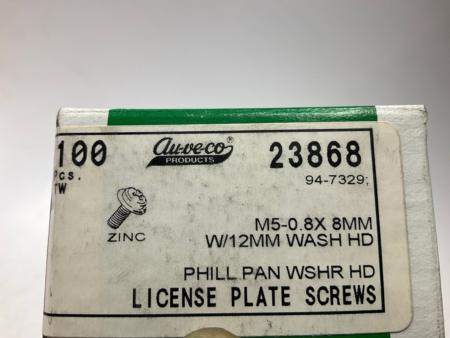 Auveco 23868 M5 8x 8mm W/12mm Wash Pack Of Box (100)