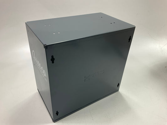 DAMAGED CORNER - Auveco # 68-RACK Quik-Select Empty Steel Cabinet, Gray