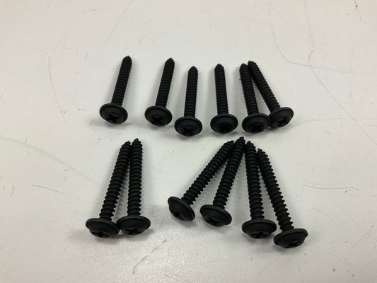 (708) Auveco AP12217 Phillips Flat Washer Head Tapping Screw 8 X 1-1/4'' Black