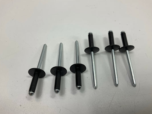 (12) Auveco AP17006 Aluminum Rivet 5/32'' Diameter 1/4''-3/8'' Grip