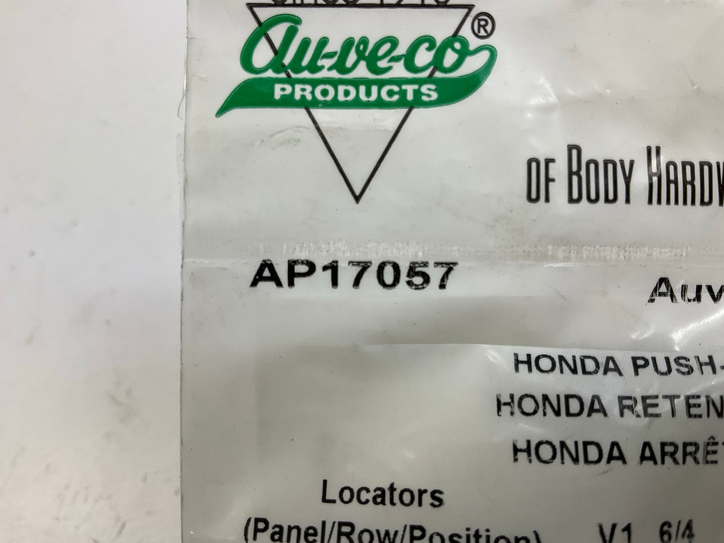 Auveco AP17057 Molding Retainer Clips, Replaces Honda 90505-SM4-003 - 9 PACK