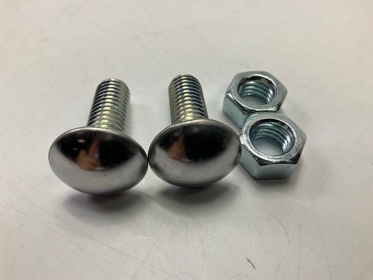 (2) Auveco AP3099 Bumper Bolt+Nut, 7/16-14 X 1-1/4''