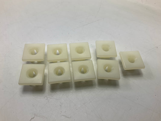 (9) Auveco AP3682 1/4''-20 Screw Size License Plate Nut GM