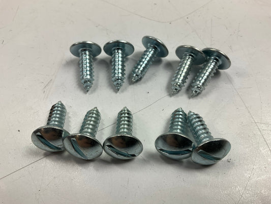 Auveco AP9603 License Plate Screw #14 X 3/4 Slotted Truss Head Qty 770