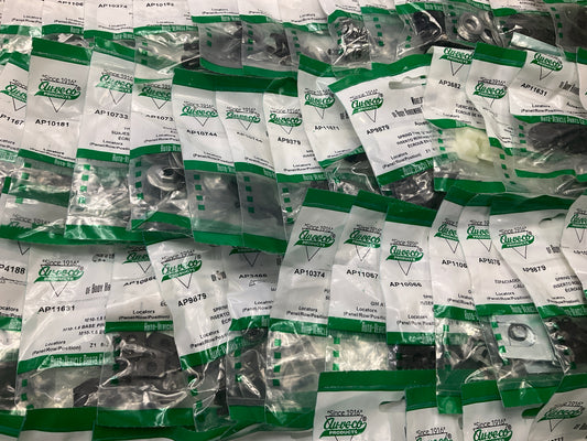 Wholesale Lot # 6 - Auveco Retainer Clips & Hardware Lot, 250 Packs As Shown