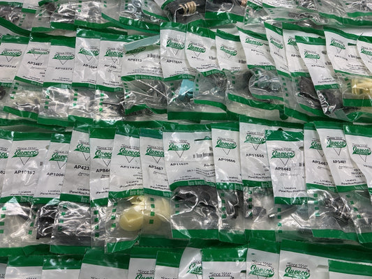 Wholesale Lot # 7 - Auveco Retainer Clips & Hardware Lot, 250 Packs As Shown