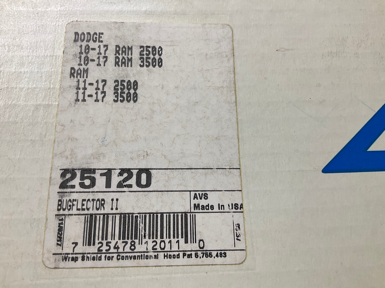 AVS 25120 Bugflector II Hood Deflector Stone Guard Shield