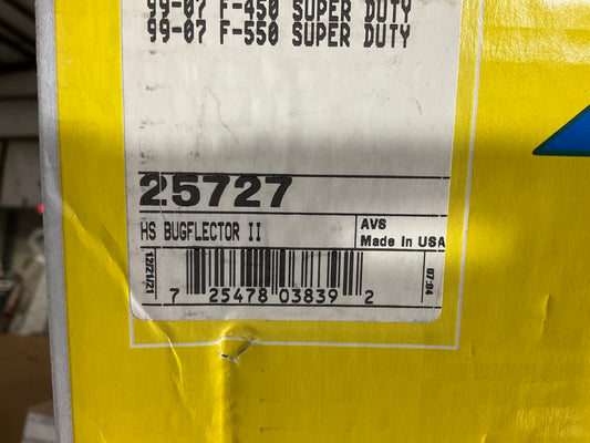 AVS 25727 Bugflector II Hood Stone Shield Deflector For 1997-07 Ford SUPER DUTY