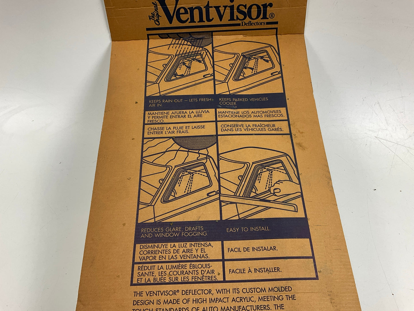 AVS 92805 Front Rain Guards Vent Visor Window Deflector 2004-2008 Ford F-150