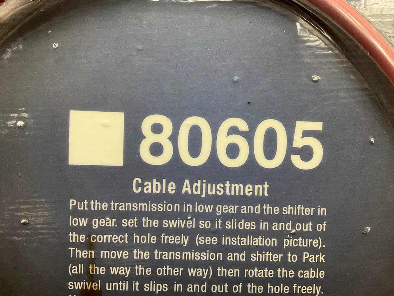 B&M 80605 5 Feet Automatic Transmission Shifter Cable With Eyelet Ends