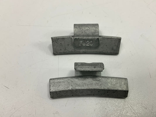 BADA FNFE20 Steel Wheel Balancing Weights 20 Grams Each, Box Of 25