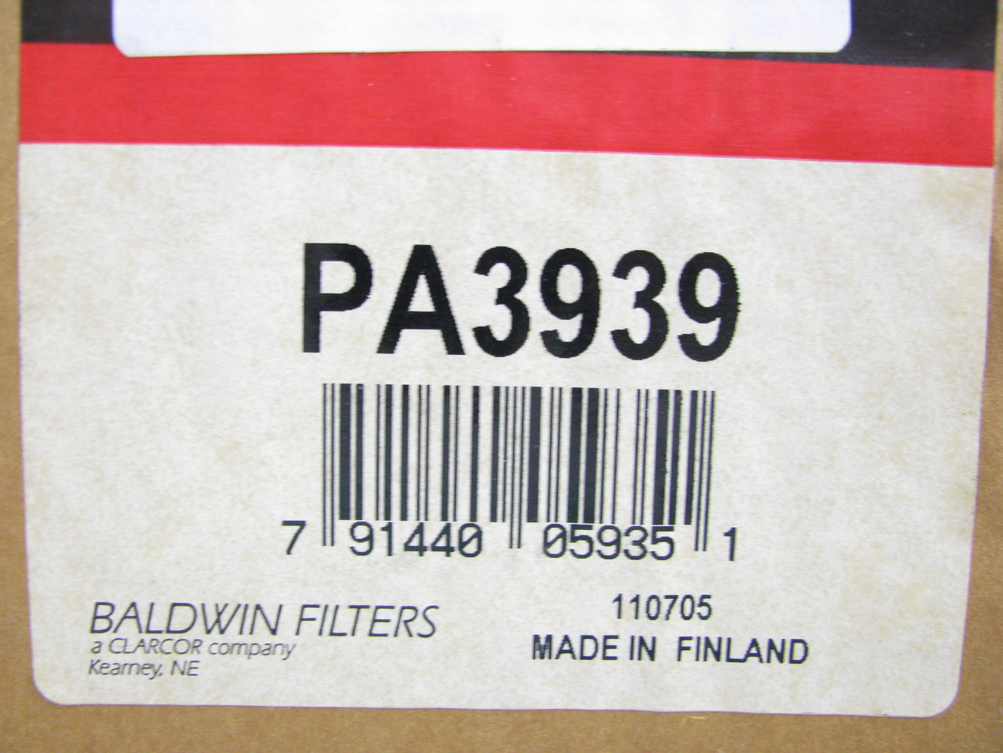 Baldwin PA3939 Cabin Air Filter Replaces 4I1278