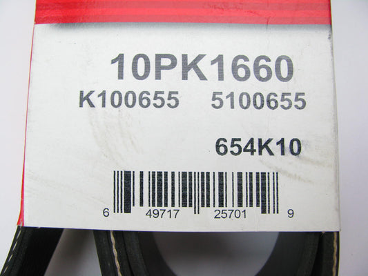 Bando 10PK1660 Serpentine Belt - 98-07 Mack 11.9L -6 DIESEL