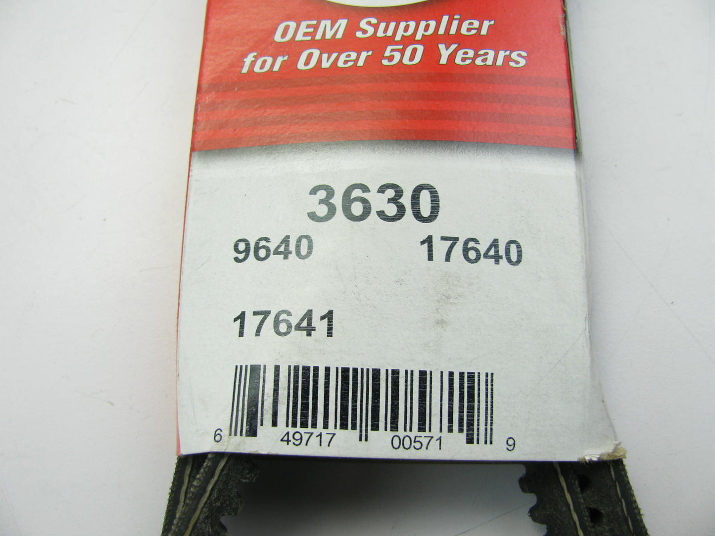 Bando 3630 Accessory Drive Belt - 0.53'' X 64.00'' - 36 Degree